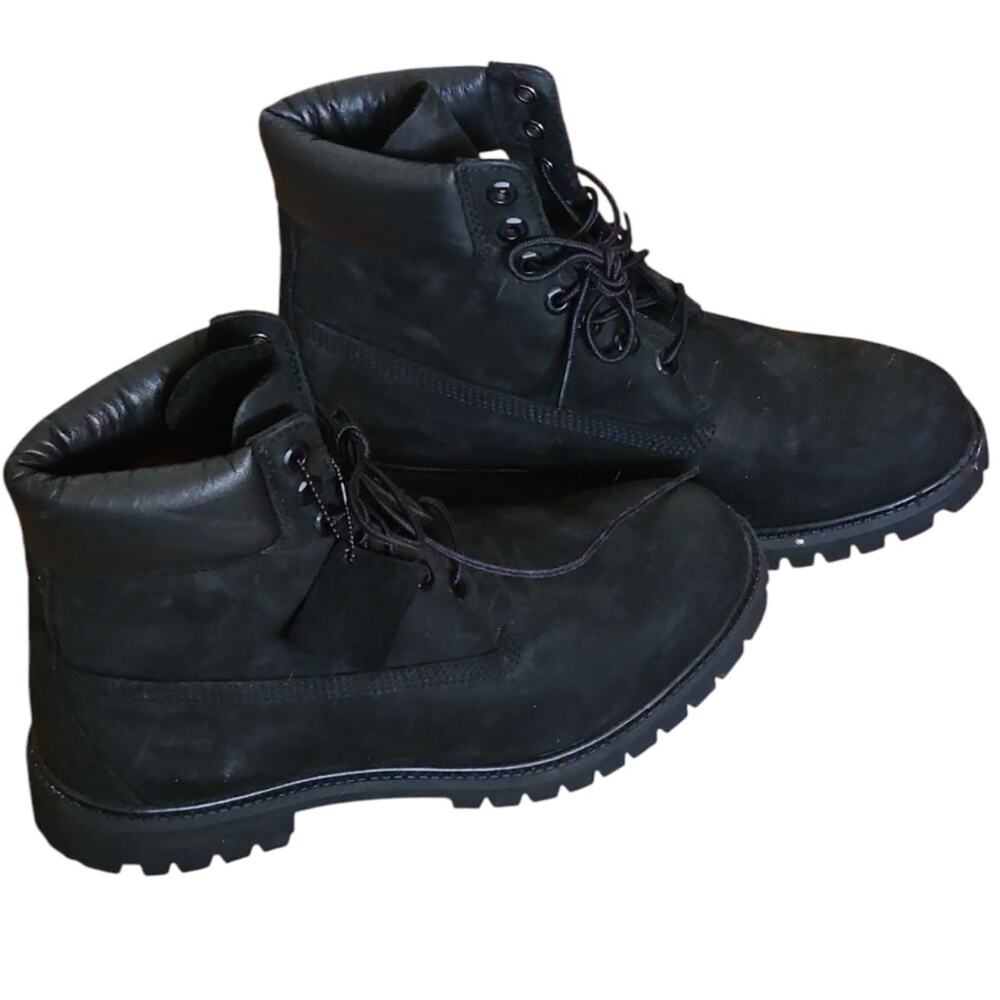 Timberland Mens Black Suede Boots Size 9M